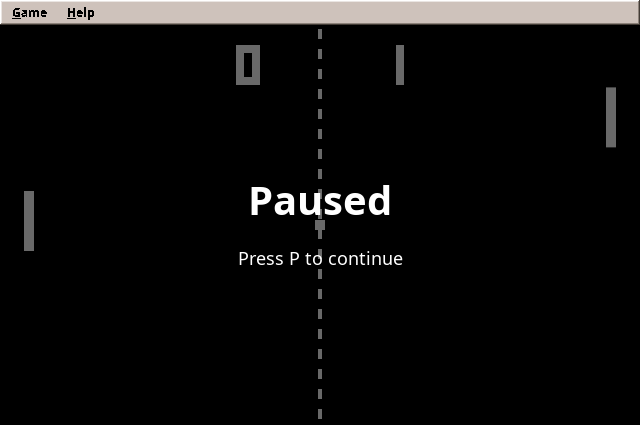 The pause screen over the frozen match