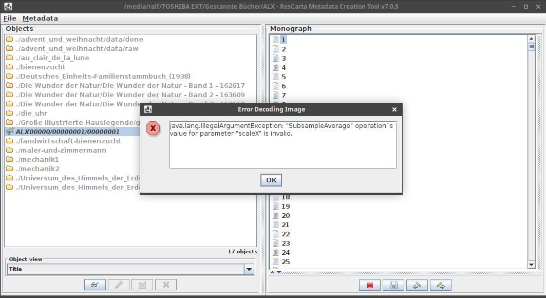 ResCarta Metadata Creation Tool - Monograph create metadata
