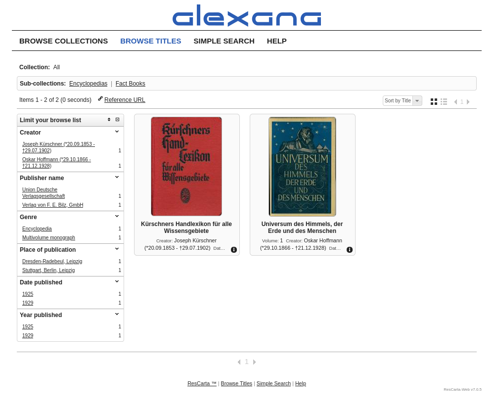 ResCarta Web - customizing